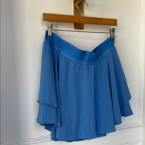 Lululemon Court Rival High-Rise Skirt Skort Blue Nile Color Womens Size 14 - Picture 2 of 16